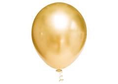 BALAO PLATINO REDONDO 9 OURO C/25