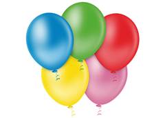 BALAO PLATINO REDONDO 9 SORTIDO C/25