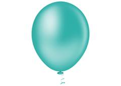 BALAO GRAN FESTA LISO 9 AZUL TURQUE C/50