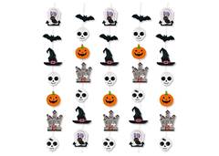 CORTINA DECOR 120X16CM HALLOWEEN C/6
