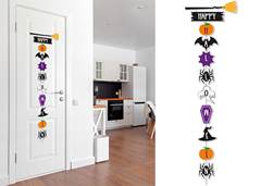 ENFEITE DECOR 130X40CM HAPPY HALLOWEEN