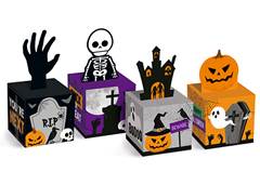 CAIXA QUAD POP UP 9,5X8,5CM HALLOWEEN