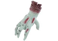 MAO ZUMBI VERDE DECO 20X13,5CM HALLOWEEN
