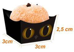 FORMINHA CACHEPOT 2,5X3CM HALLOWEEN C/24