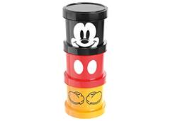 POTE EMPILHAVEL C/3 RED MICKEY PLASUTIL