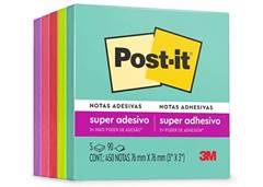 POST-IT SUPERNOV 5CORE 76MMX76MM C/5X90F