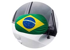 BANDEIRA P/RETROVISOR C/2 30X32CM BRASIL