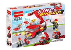 BLOCOS MONTAR KIT CONSTRUCAO BOMBEIROS