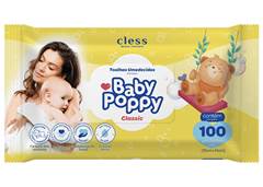 TOALHA UMIDEC BABY POPPY C/120 BASIC