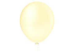 BALAO LISO REDONDO 5 CANDY AMARELO C/50