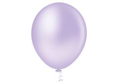 BALAO LISO REDONDO 5 CANDY LILAS C/50