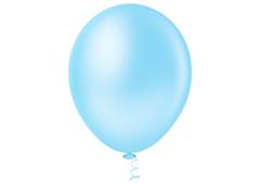 BALAO LISO REDONDO16 CANDY AZUL C/12
