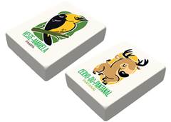 BORRACHA MC NATURAL C/40BIOMAS DO BRASIL