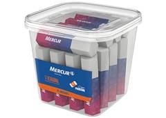 BORRACHA MC TR HEXAGONAL C/24 MEDIO