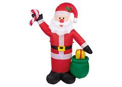 PAPAI NOEL INFLAV 120CM C/PRESENT BIVOLT