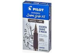 CANETA PILOT SUPER GRIP 1.6 C/12 PRETO