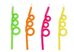 VELA ESPIRAL BIG NEON C/4 SORT SILVER