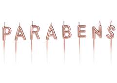 VELA PARABENS C/6 ROSE GOLD SILVER 