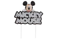 VELA MICKEY PRATA GLITTER SILVER 