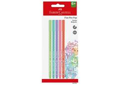 CANETA FC FINEP PP 0.4MM C/5 CORES SM **