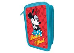 ESTOJO ESC VMP 4 ZIPER 20,5X13CM MINNIE