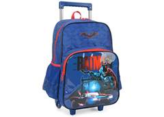 MOCHILA C/CARR. LUXCEL BATMAN AZUL ?