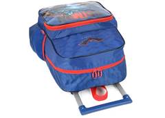 MOCHILA C/CARR. LUXCEL BATMAN AZUL ?