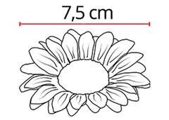 BOUQUET GIRASSOL X9 40CM AMARELO