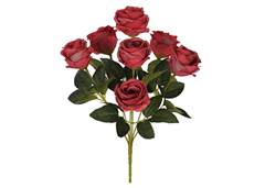 BOUQUET ROSA X7 33CM VERMELHO