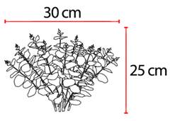 FOLHAGEM EUCALIPTO 35CM PLANTA X35 VERDE