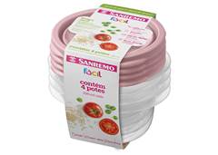 CONJ 4 POTES SANREMO 230ML AZ E RS
