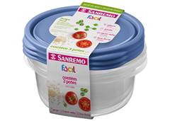 CONJ 3 POTES SANREMO 1,3L AZ E RS