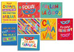 CARTAZ DECOR 25X35CM CARNAVAL C/8 ?