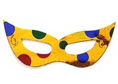 MASCARA CARNAVAL HOLOG C/12 SORT MOD6939