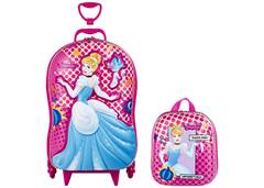 MOCHILA+LANCHEIRA PRINCESA CINDERELA