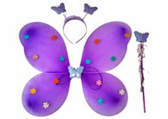 KIT ASAS C/3PCS BORBOLETA FLORIDA
