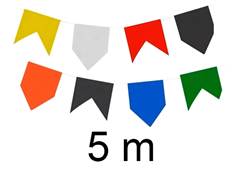 BANDEIRAS JUNINA 11X13 C/20 PLAST 5M SOR