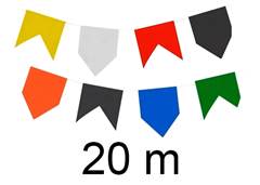 BANDEIRAS JUNINA 23X33 C17 PLAST 10M SOR