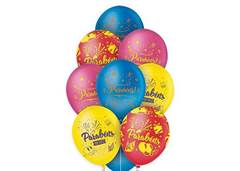 BALAO LATEX 12.0 RED PARABENS COLOR C/10