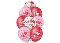 BALAO LATEX 12.0 RED EU TE AMO C/10