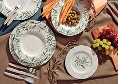 PRATO RASO AL 28CM OLIVA HO