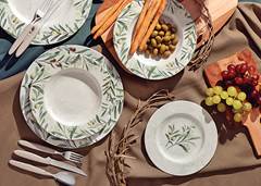 PRATO SOBREMESA AL 21CM OLIVA HO