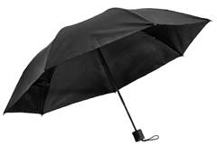 GUARDA-CHUVA MANUAL MINI LM PRETO 55CM