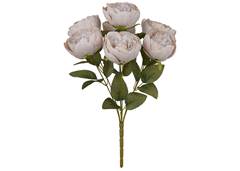 BOUQUET ROSA X7 43CM ROSA OFF WHITE