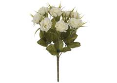BOUQUET ROSA X9 31CM CREME OUTONO