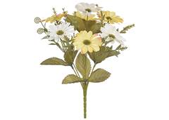 BOUQUET MARGARIDA X7 28CM AM OUTONO CREM