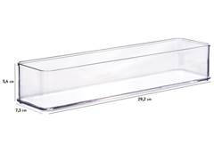 ORGANIZADOR ENCAIXA H1 29,2X7,3CM TRANSP