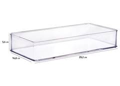 ORGANIZADOR ENCAIXA H1 29,2X14,6CM TRANS