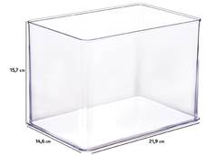 ORGANIZADOR ENCAIXA H3 21,9X14,6CM TRANS