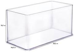 ORGANIZADOR ENCAIXA H3 29,2X14,6CM TRANS